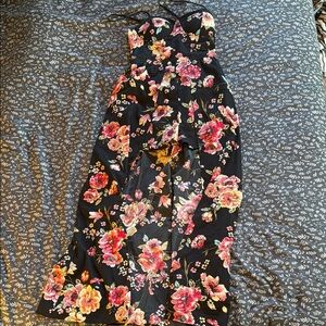 Band of Gypsies Asymmetrical Floral Dress